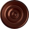 Ekena Millwork Dylar Ceiling Medallion (Fits Canopies up to 6 1/4"), Hand-Painted Antique Copper, 30"OD x 2 1/4"P CM30DYACS - alternate 1